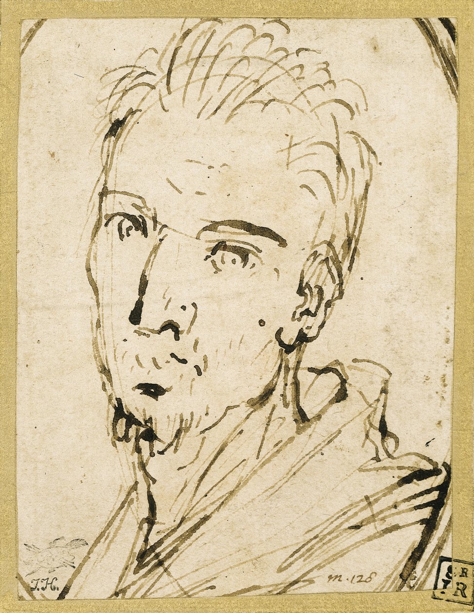 Selvportrett av Annibale Carracci