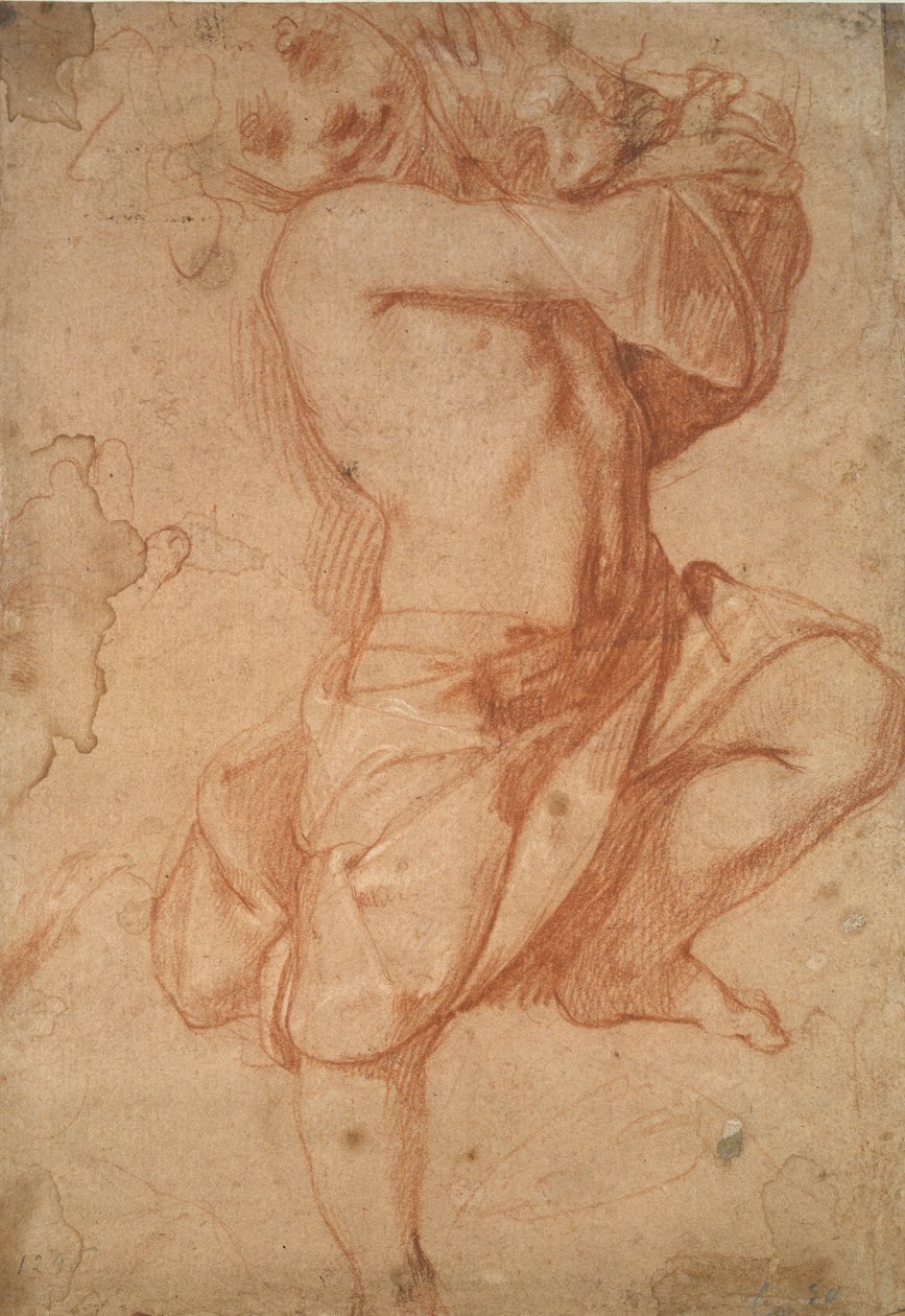 Halvnaken gutt, sent på 1500-tallet av Annibale Carracci
