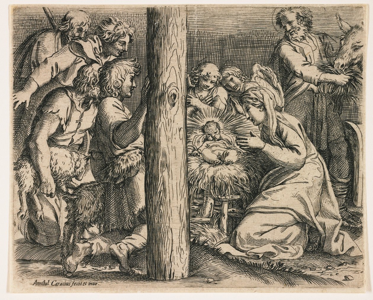 Hyrdenes tilbedelse av Annibale Carracci