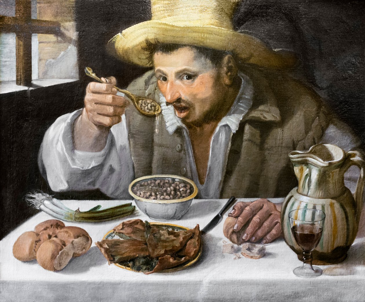 Bønneeteren av Annibale Carracci