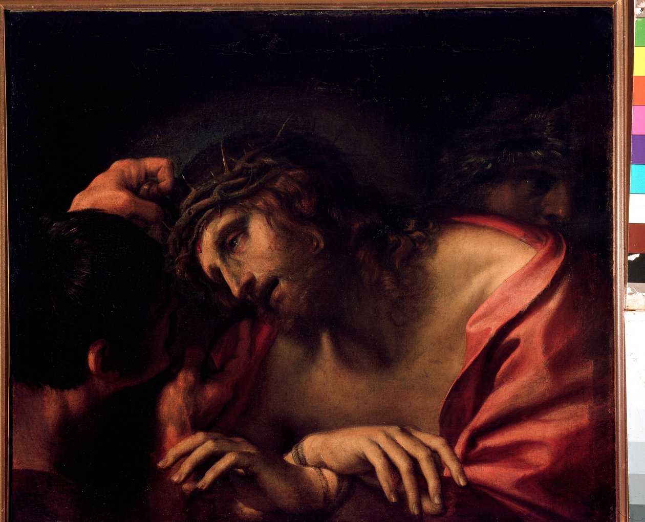 The Derision of Christ Painting av Annibale Carracci (Annibal Carrache av Annibale Carracci