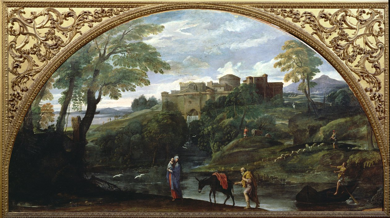 Flykten til Egypt av Annibale Carracci