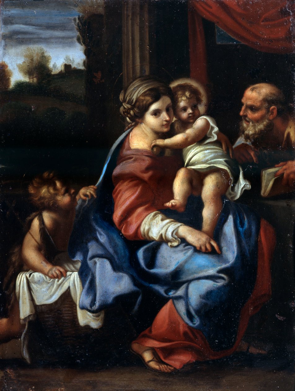 Den hellige familie med døperen Johannes som gutt, slutten av 1500- eller begynnelsen av 1600-tallet. av Annibale Carracci