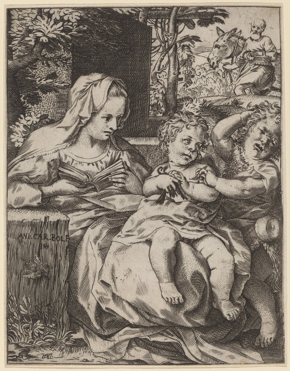 Svalens Madonna av Annibale Carracci