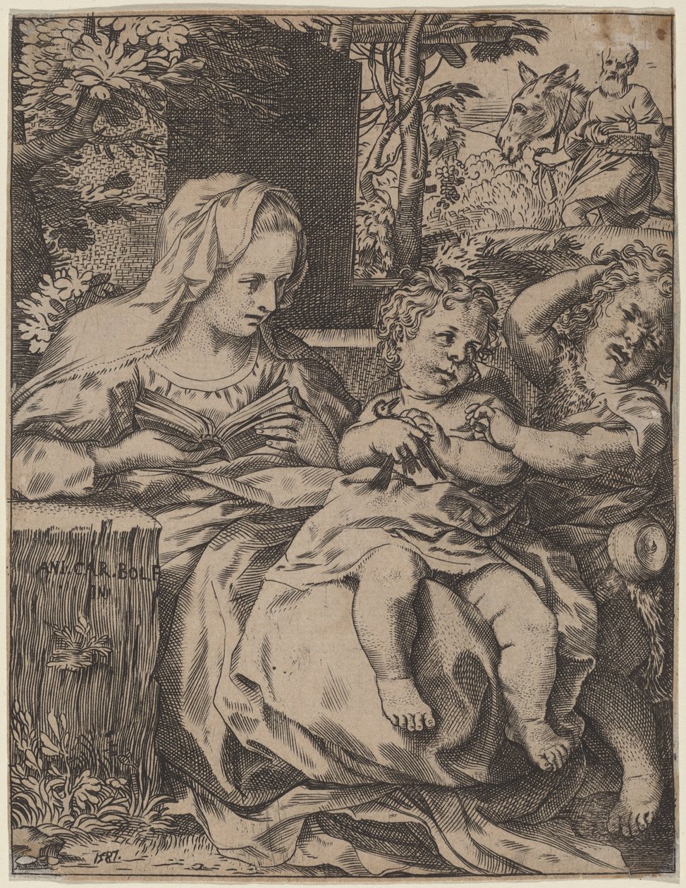 Svalens Madonna av Annibale Carracci