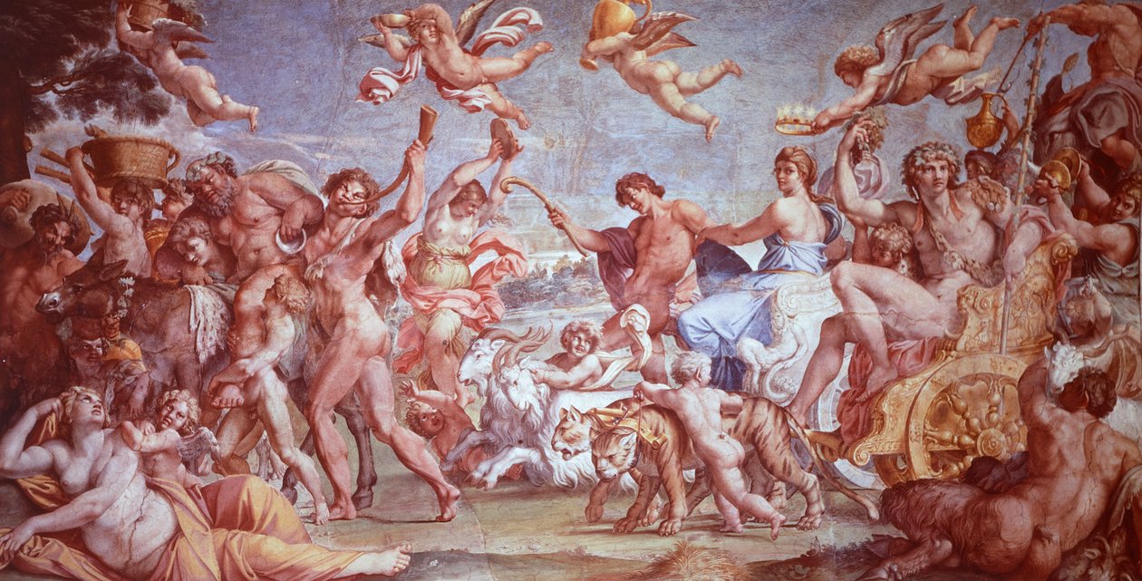 Triumfen til Bacchus og Ariadne av Annibale Carracci
