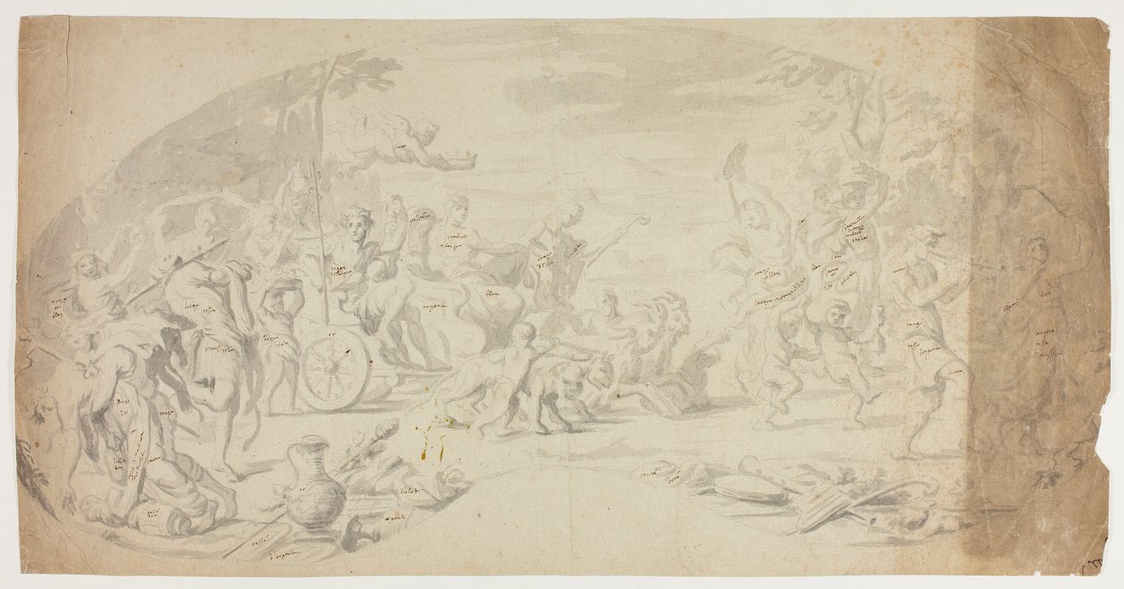 Triumf av Bacchus og Ariadne av Annibale Carracci