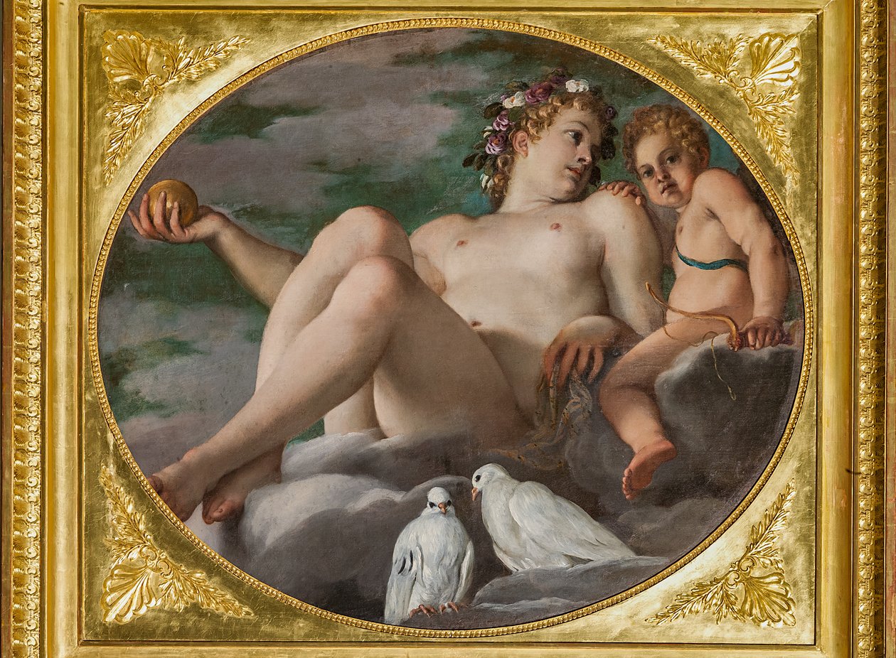 Venus og Amor av Annibale Carracci