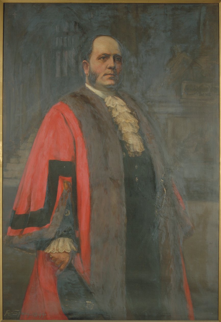 Sir Thomas Vezey Strong, Lord Mayor 1910. av Annie E Spong
