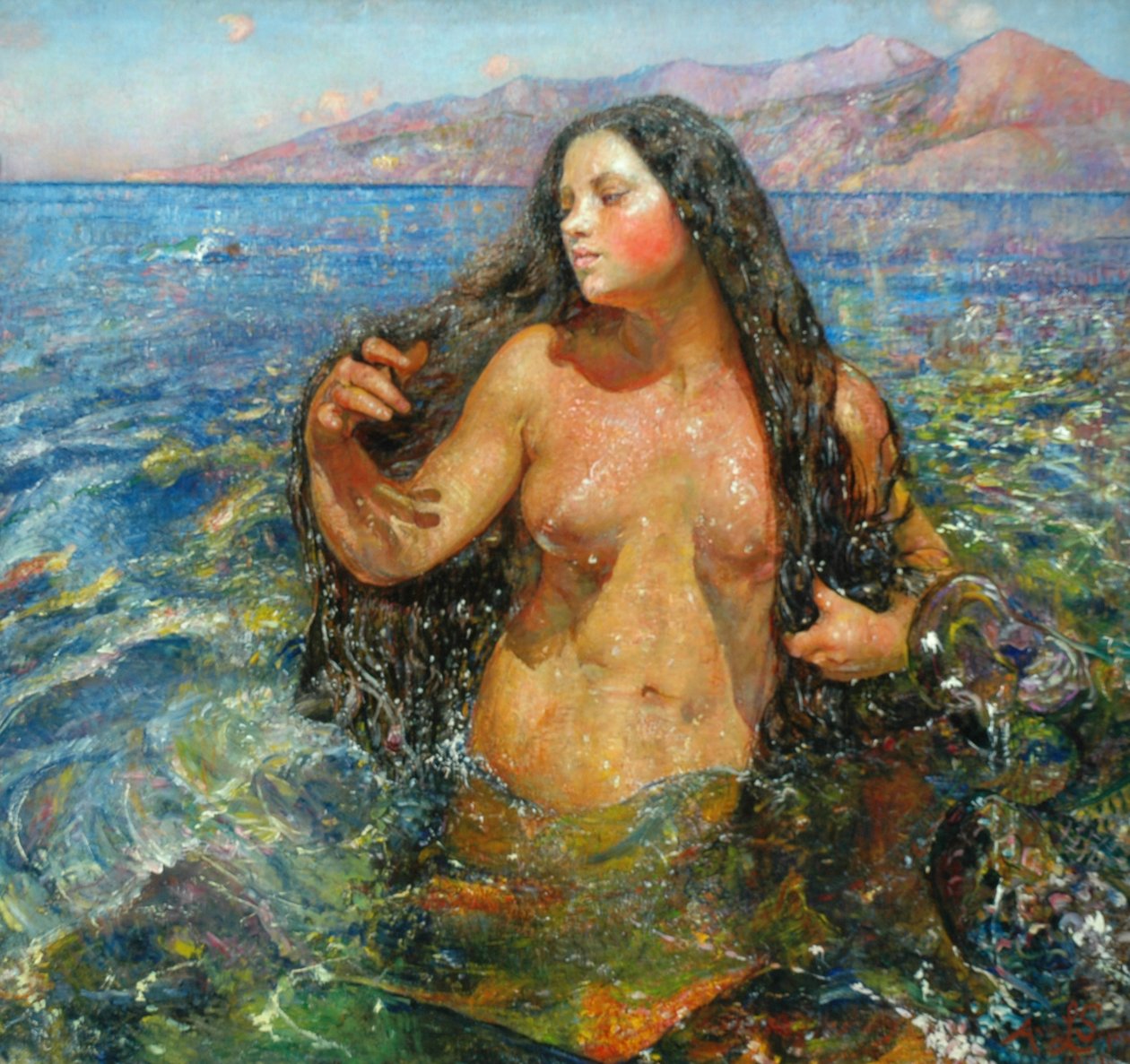 Oceanid av Annie Louisa Swynnerton