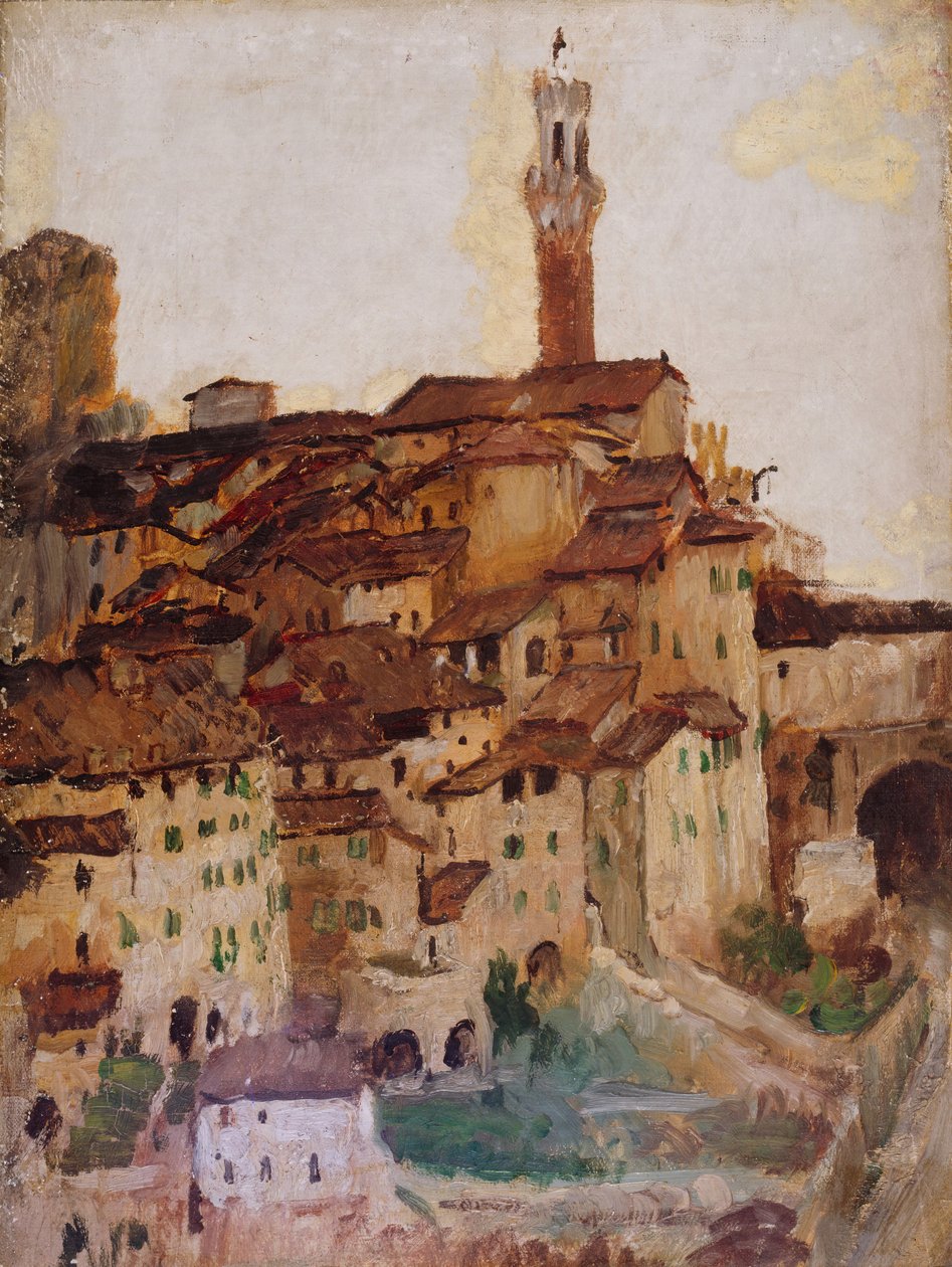 Sienna, 1883-1910. Også stavet Siena. av Annie Louisa Swynnerton
