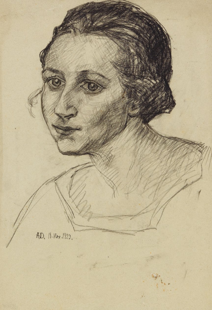 portrett av en dame av Anny Dollschein