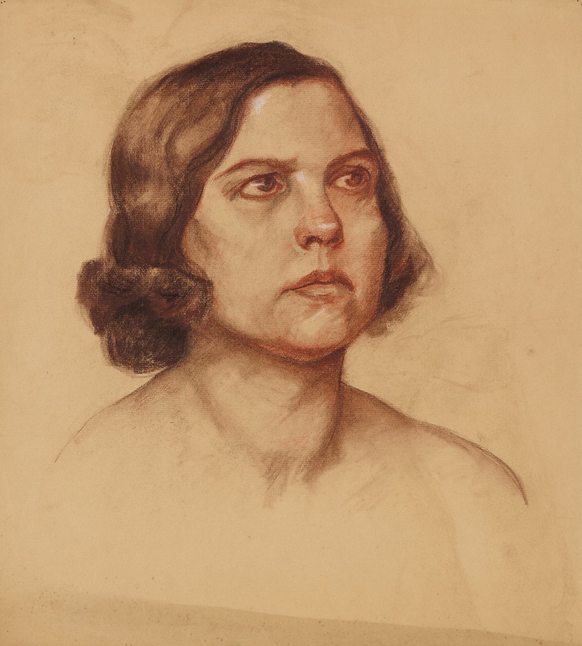 portrett av en dame av Anny Dollschein