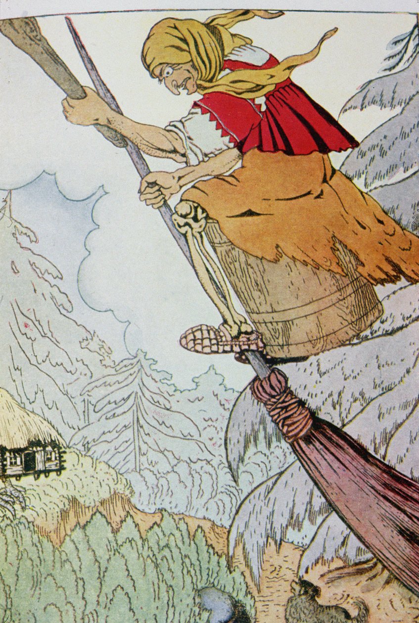 Helligtrekonger eller La Befana, anonym italiensk illustrasjon av Unbekannt Unbekannt