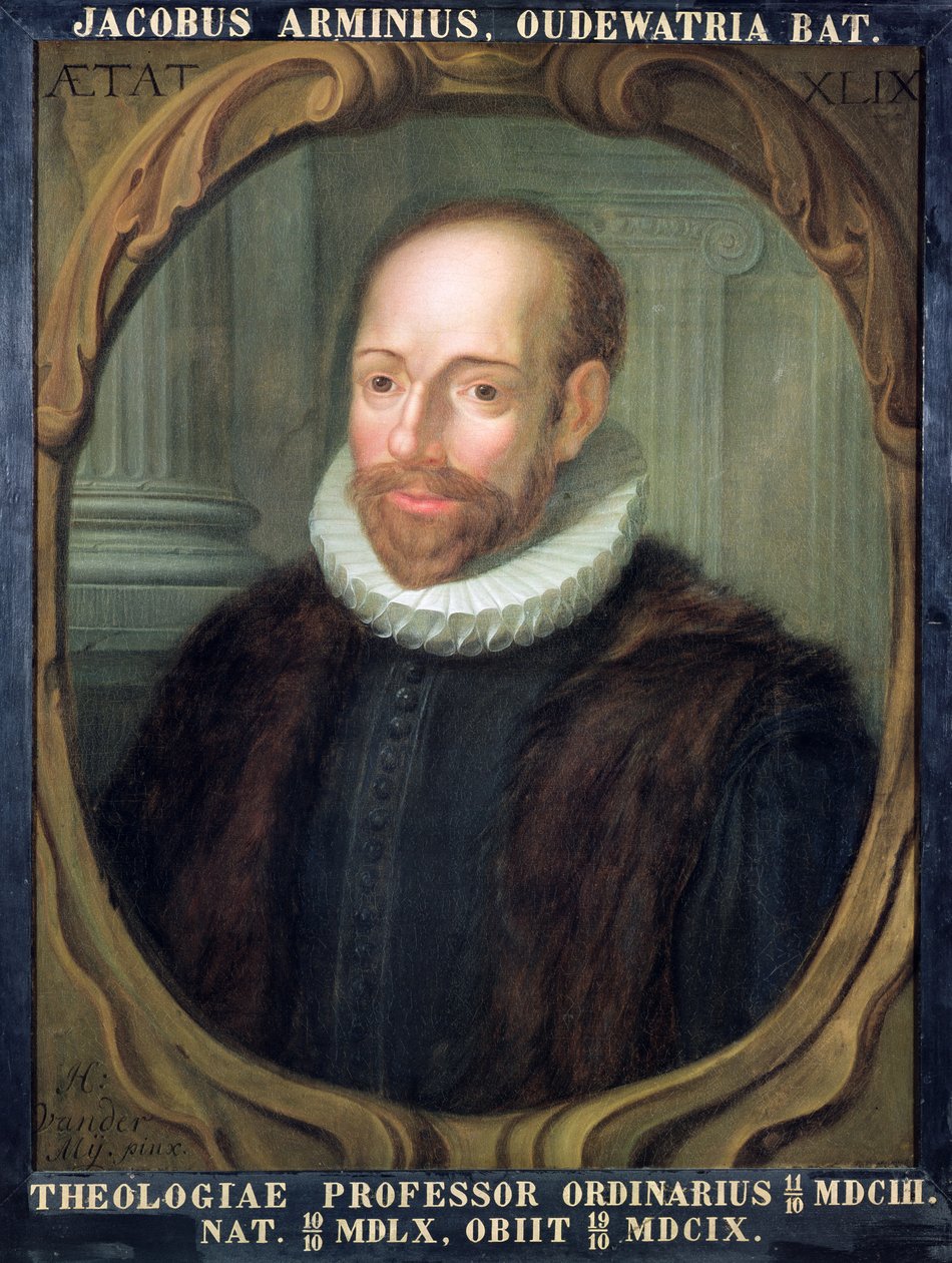 Jacobus Arminius, professor i teologi ved Leiden University (1560-1609) av Unbekannt Unbekannt