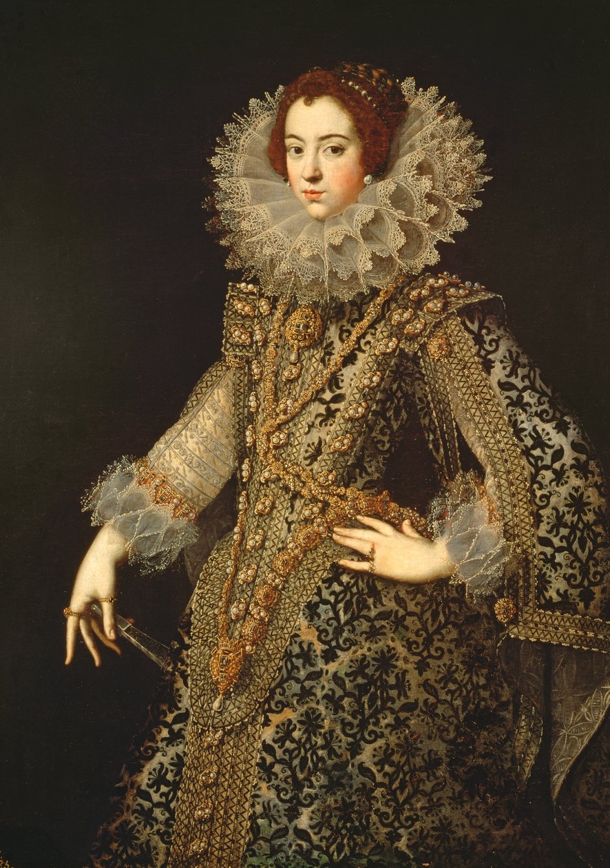 Portrett av Isabel av Bourbon, kona til Philip IV (1605-65) av Unbekannt Unbekannt