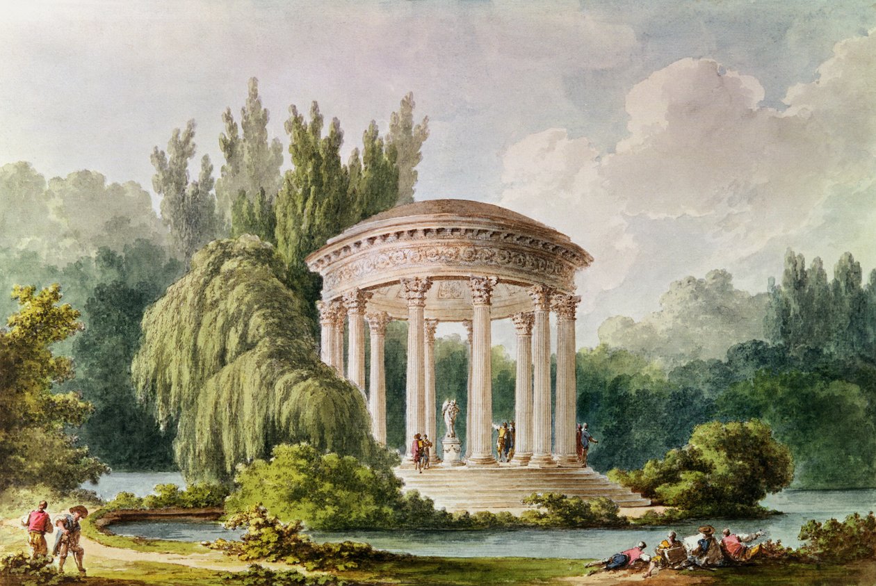 Kjærlighetens tempel, Petit Trianon av Unbekannt Unbekannt