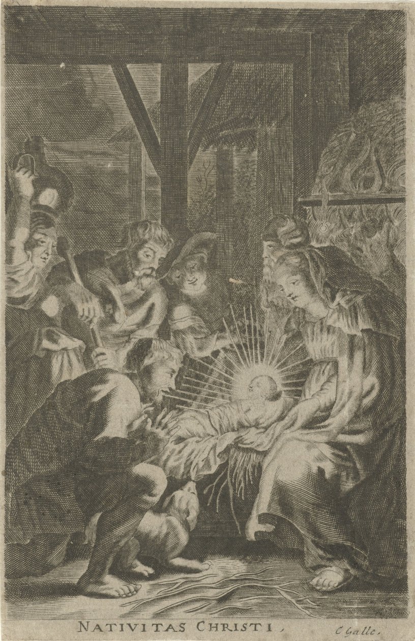 Tilbedelse av hyrdene Nativitas Christi (tittel på objekt) av Anonymous