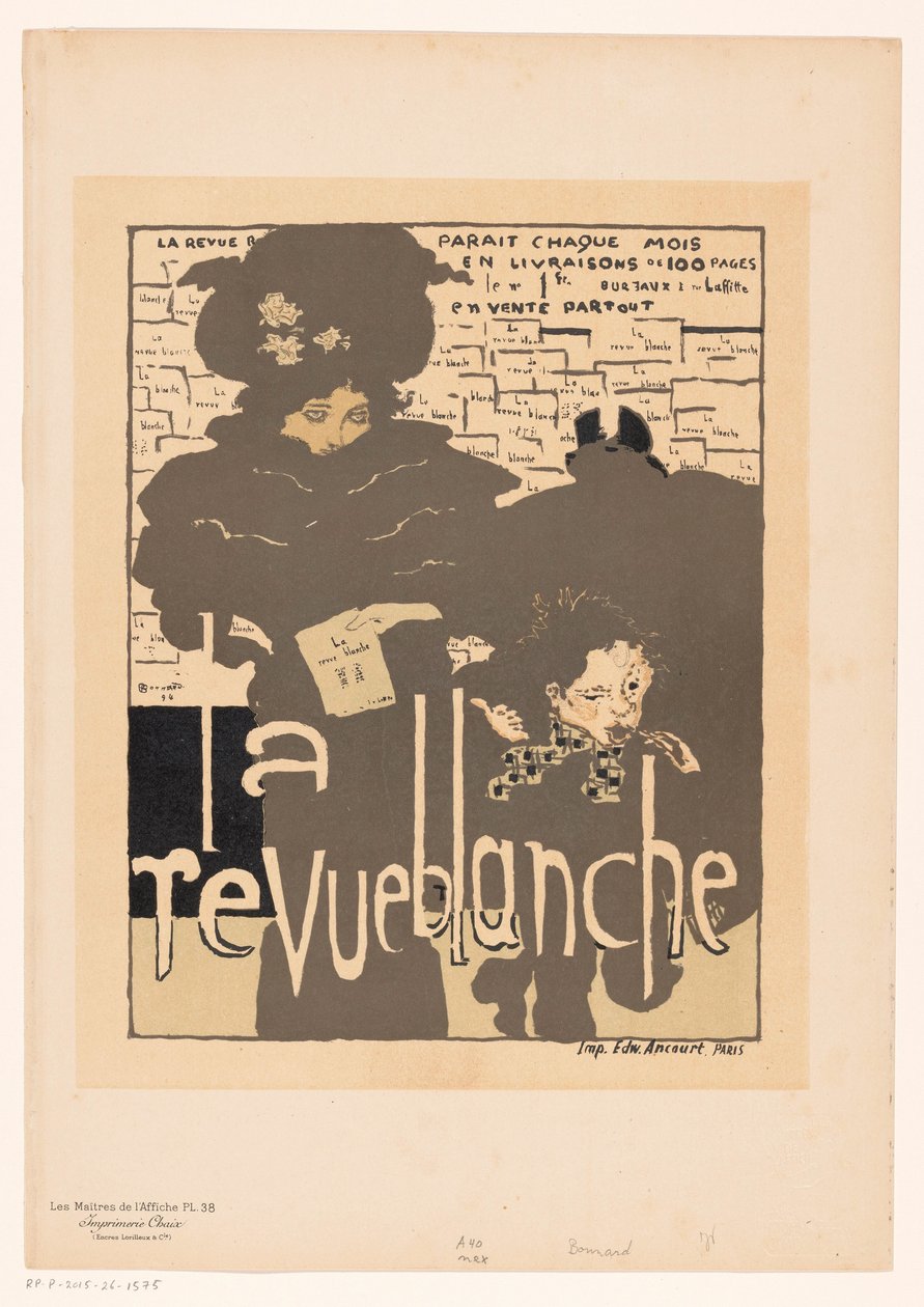 Annonse for La Revue Blanche Poster Masters (serietittel på objekt) av Anonymous
