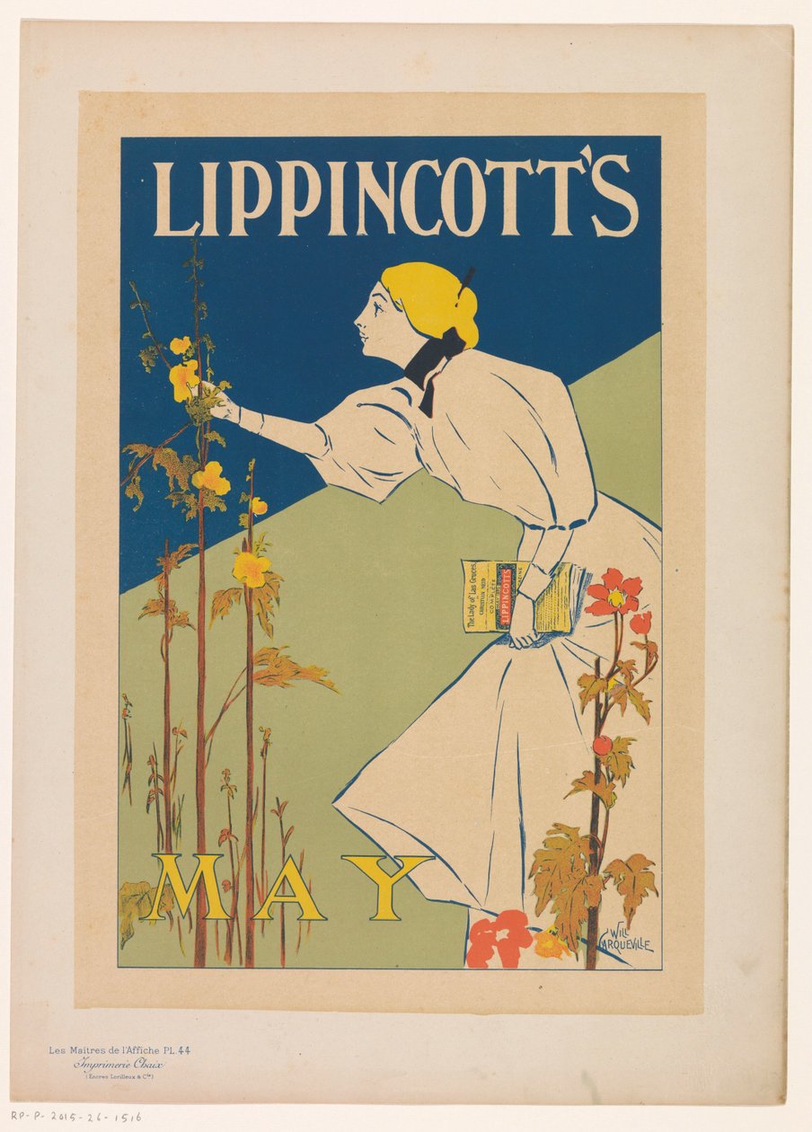 Advertentie voor een meinummer van Lippincott