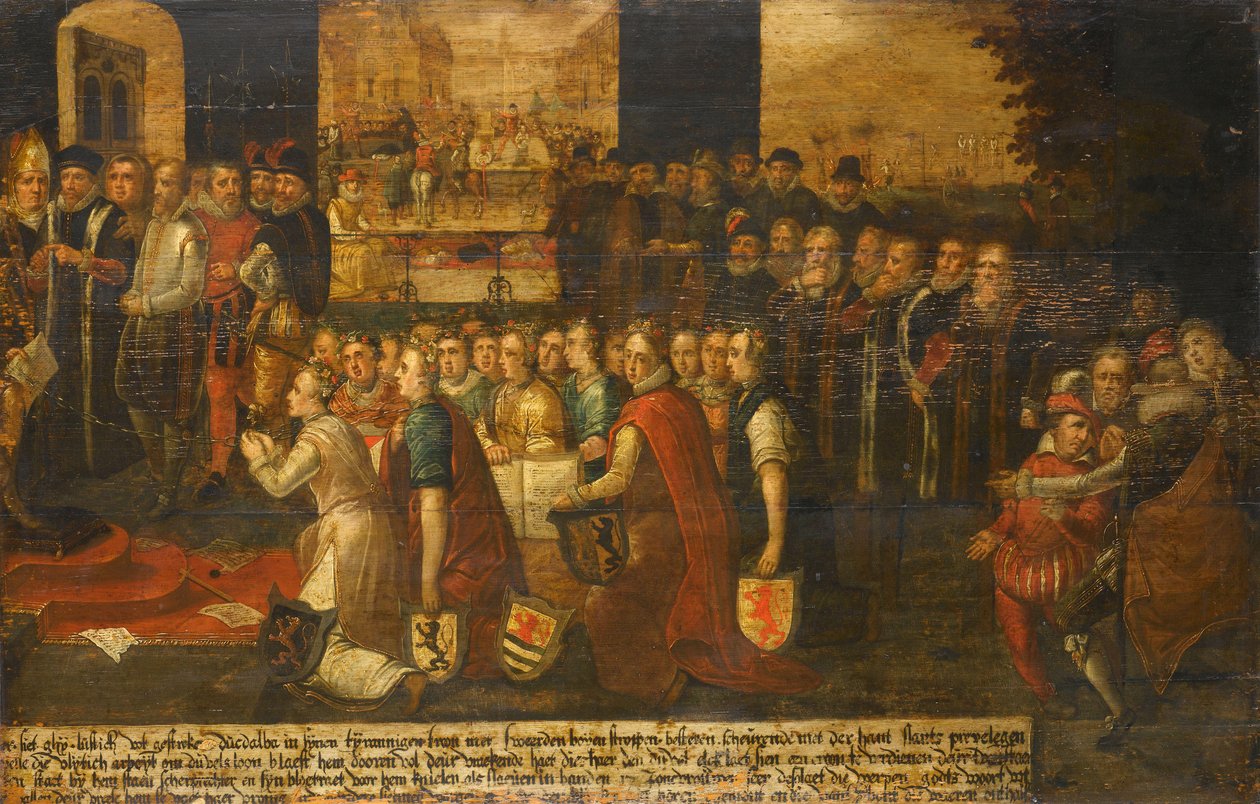 Allegori om tyranniet til hertugen av Alba i Nederland av Anonymous