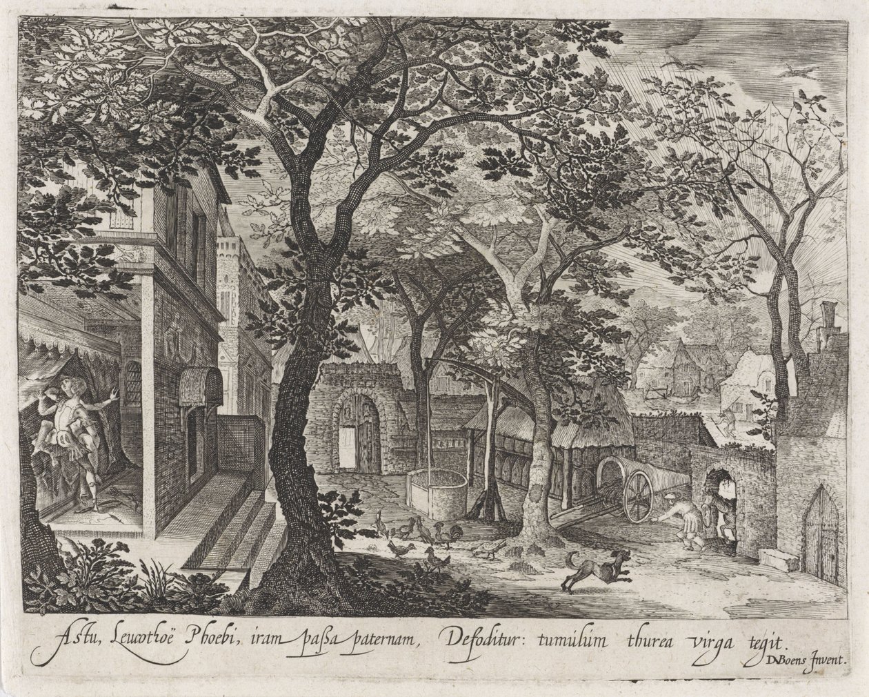 Apollo en Leucothea Scener fra Ovids Metamorphoses (serietittel) av Anonymous