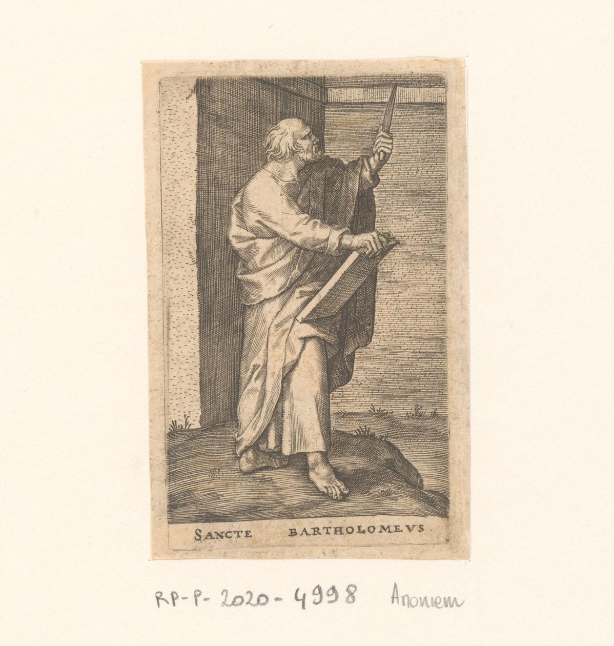 Apostelen Bartolomeus Sancte Bartholomew (tittel på objekt) Apostler (serietittel) av Anonymous