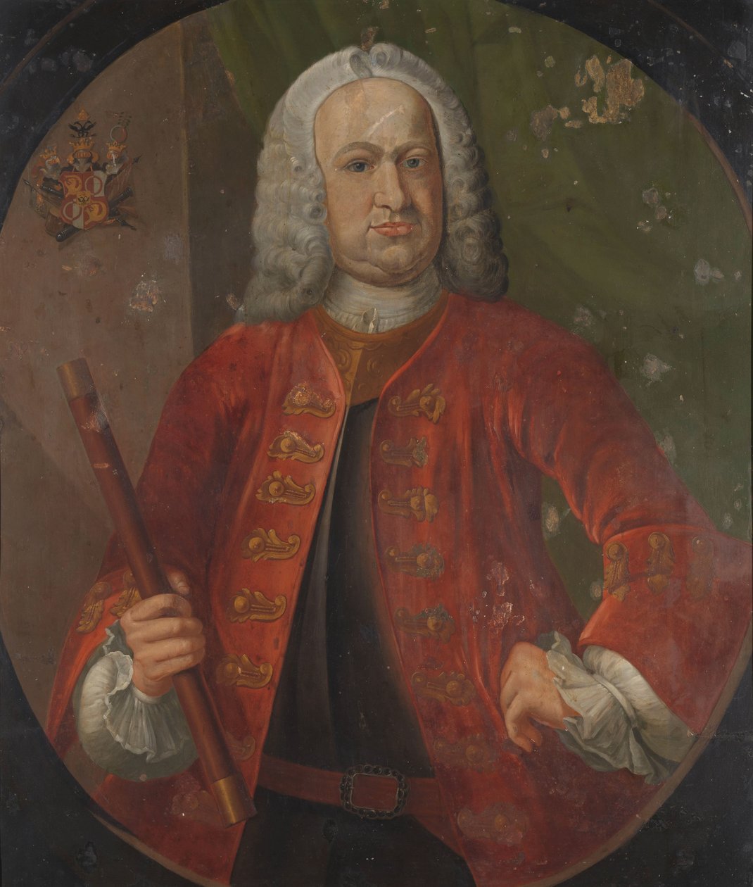 Baron Gustaaf Willem van Imhoff (1743-1750) Portrett av Gustaaf Willem, Baron van Imhoff, generalguvernør for det nederlandske østindiske kompaniet av Anonymous