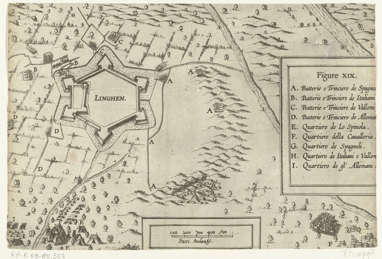 Beleiring og erobring av Lingen av Spinola, 1605 av Anonymous