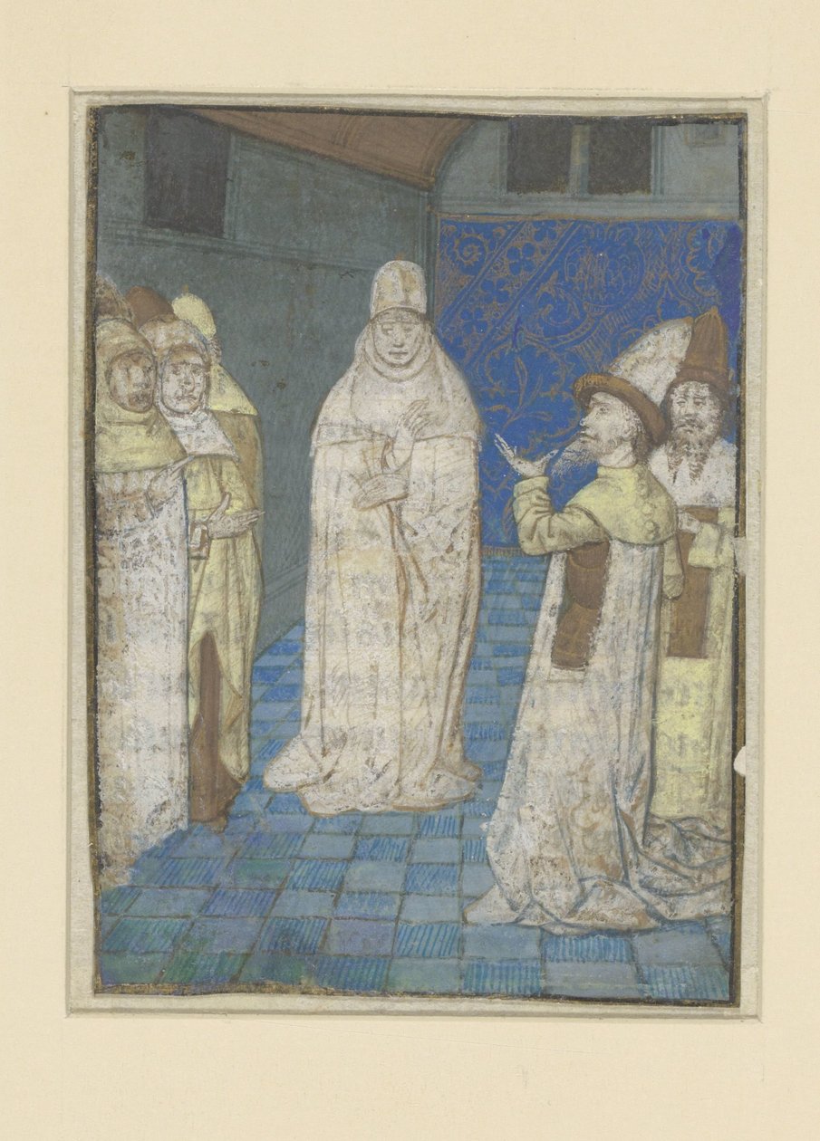 Boccaccio formidler i en diskusjon The Adventures of Noble Men and Women (serietittel) av Anonymous