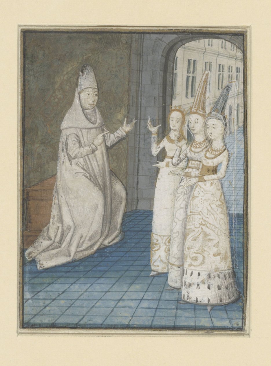 Boccaccio tar imot tre kvinner The Adventures of Noble Men and Women (serietittel) av Anonymous