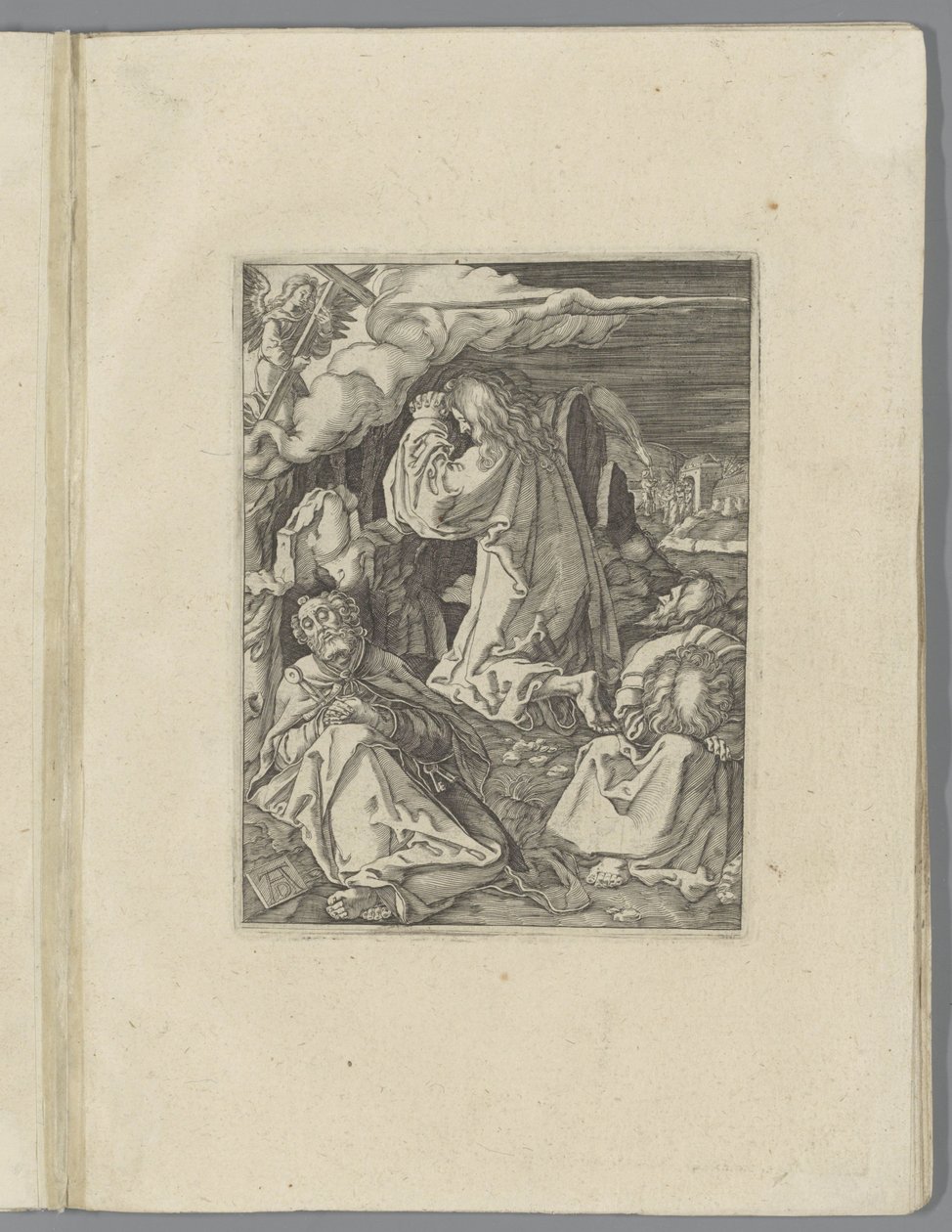 Kristus i Getsemane hage Den lille påsken (serietittel) Passio Christi Ab Alberto Durer Nurenburgensi Effigiata (serietittel) av Anonymous