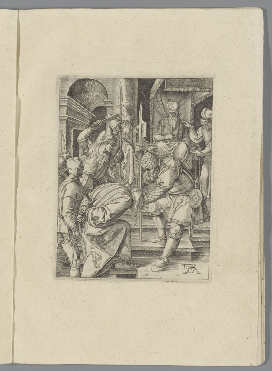 Kristus for Annas De kleine Passie (serietittel) The Passion of Christ Effigied av Albert Durer fra Nürnberg (serietittel) av Anonymous
