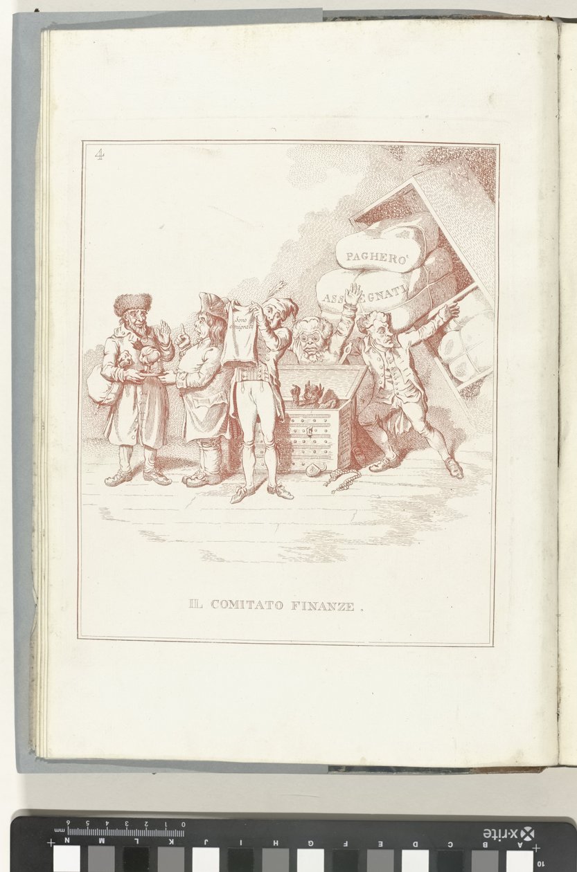 Comité van Financiën, 1795 Il Comitato Finanze (title on object) Hollandia Regenerata (Italiaanse kopie) (series title) La rigenerazione dell