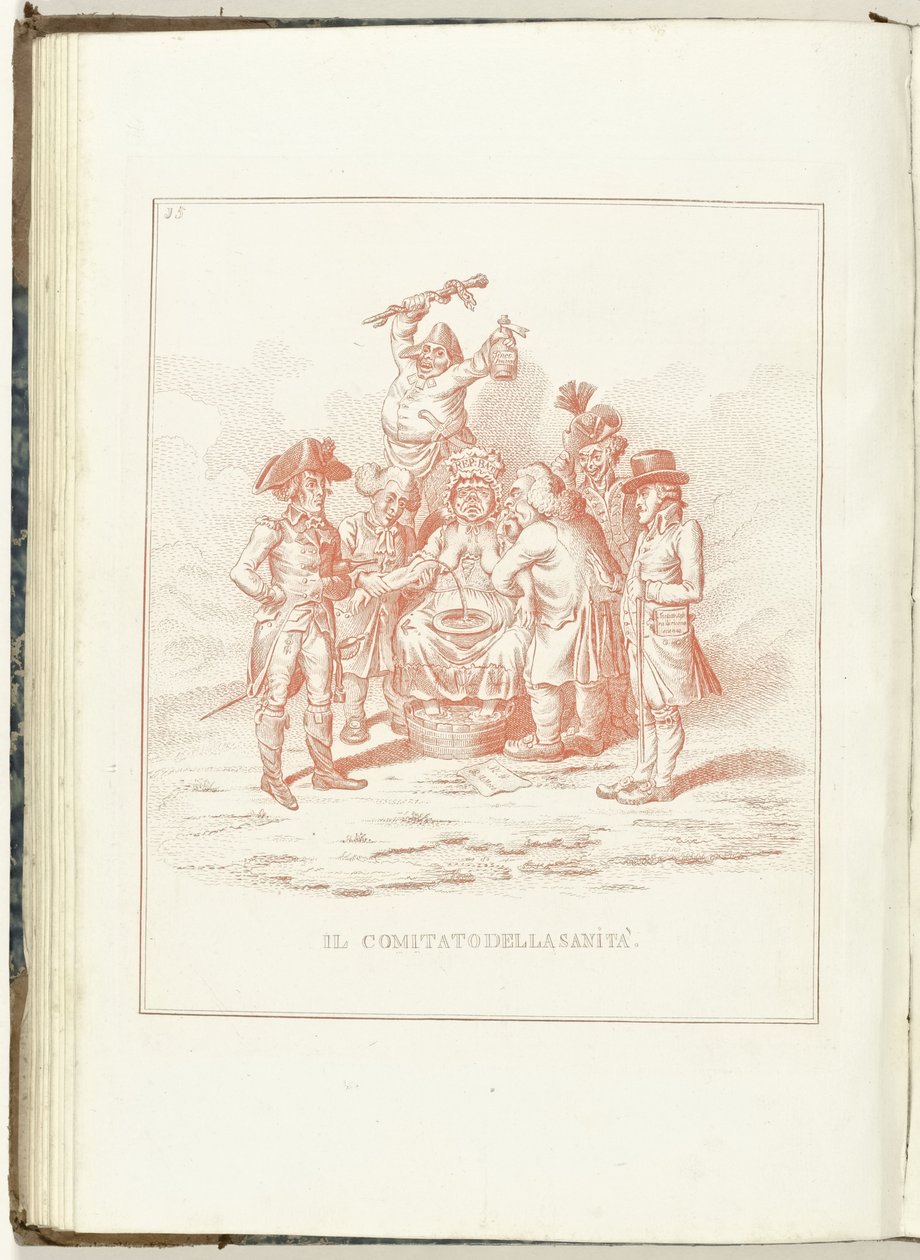 Comité van Gezondheid, 1795 Helseutvalget (tittel på objekt) Hollandia Regenerata (Italyanse kopie) (serietittel) The regeneration of Holland: spechio til alle regenererte folk (serietittel på objekt) av Anonymous