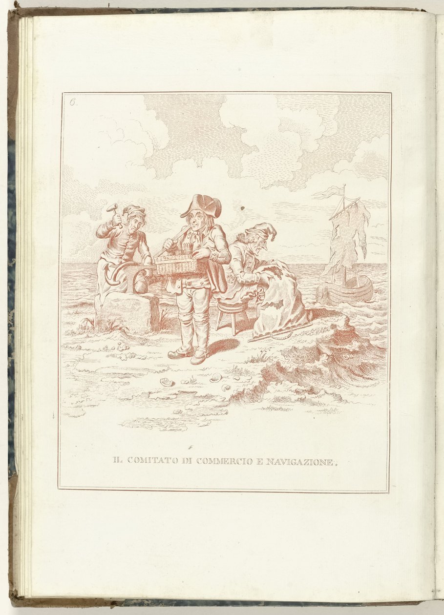 Comité van Koophandel en Zeevaart, 1795 Handels- og navigasjonskomiteen (tittel på objekt) Hollandia Regenerata (Italyanse kopie) (serietittel) The regeneration of Holland: spechio til alle regenererte folk (serietittel på objekt) av Anonymous