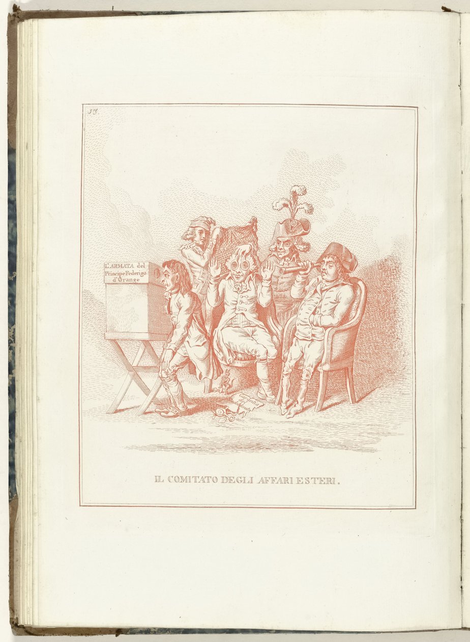 Comité voor Buitenlandse Zaken, 1795 Utenrikskomiteen (tittel på objekt) Hollandia Regenerata (italiensk kopi) (serietittel) Fornyelsen av Holland: speil til alle gjenskapte folk (serietittel på objekt) av Anonymous