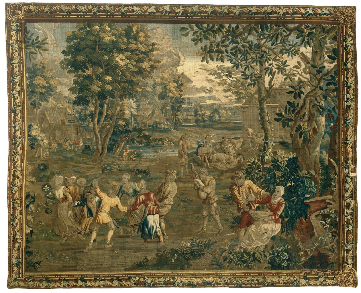 Dansende bønder og saueklippere Folkeliv til Teniers (serietittel) av Anonymous