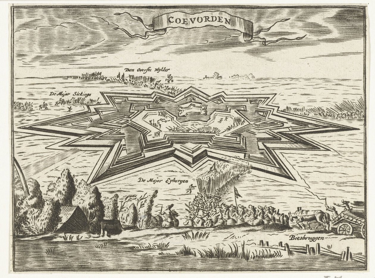 Stormingen av Coevorden, 1672 av Anonymous