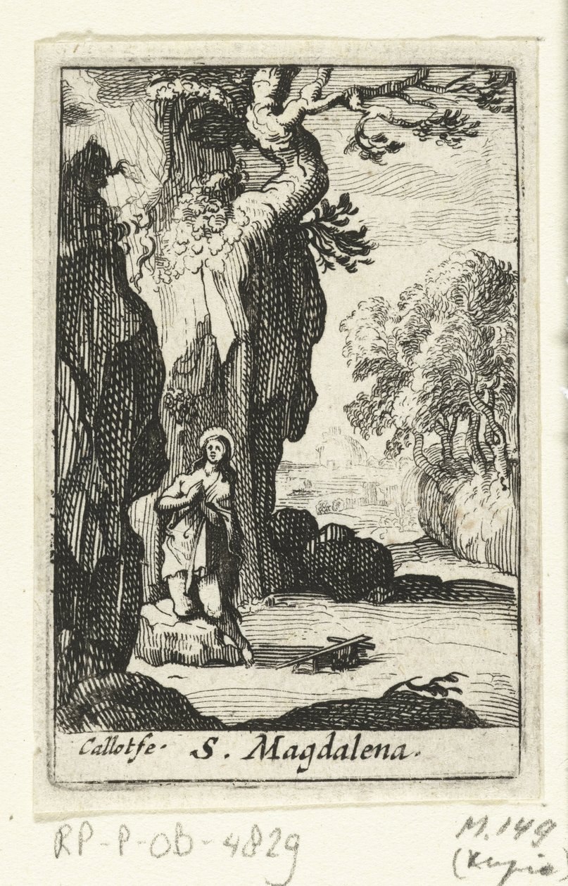Den angrende Maria Magdalena S. Magdalena (tittel på objekt) The Penitent Saints (serietittel) av Anonymous