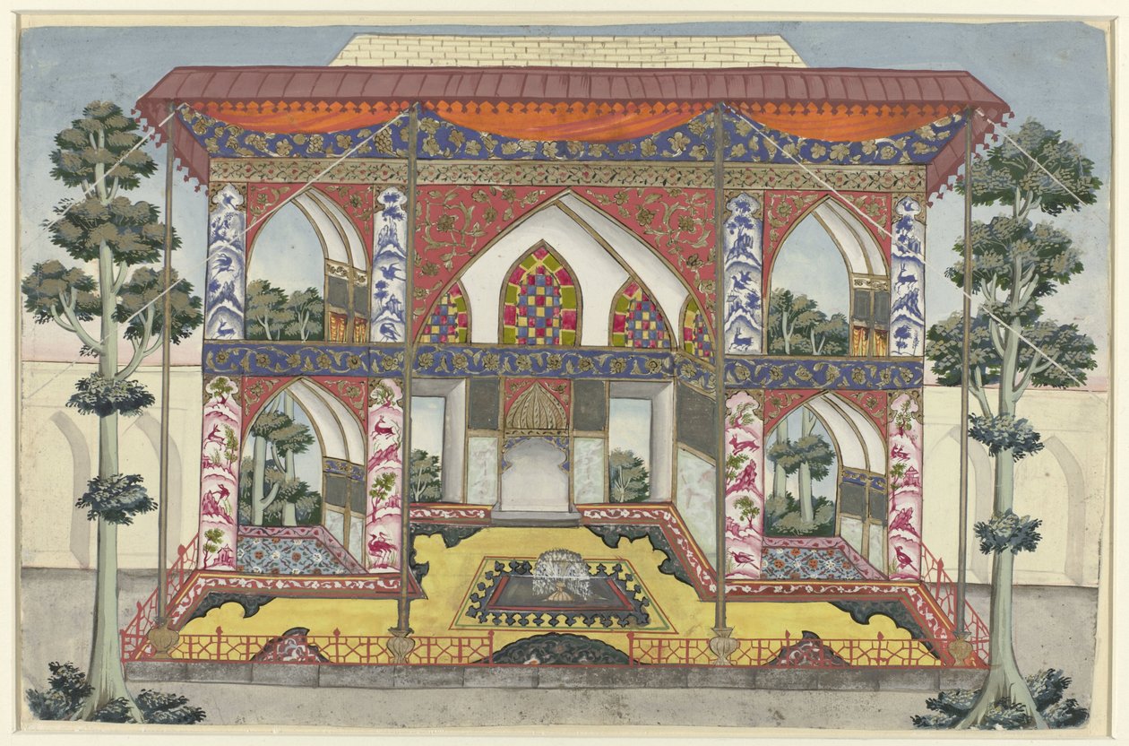 Den private publikumshallen til Shah Safi I fra Persia av Anonymous