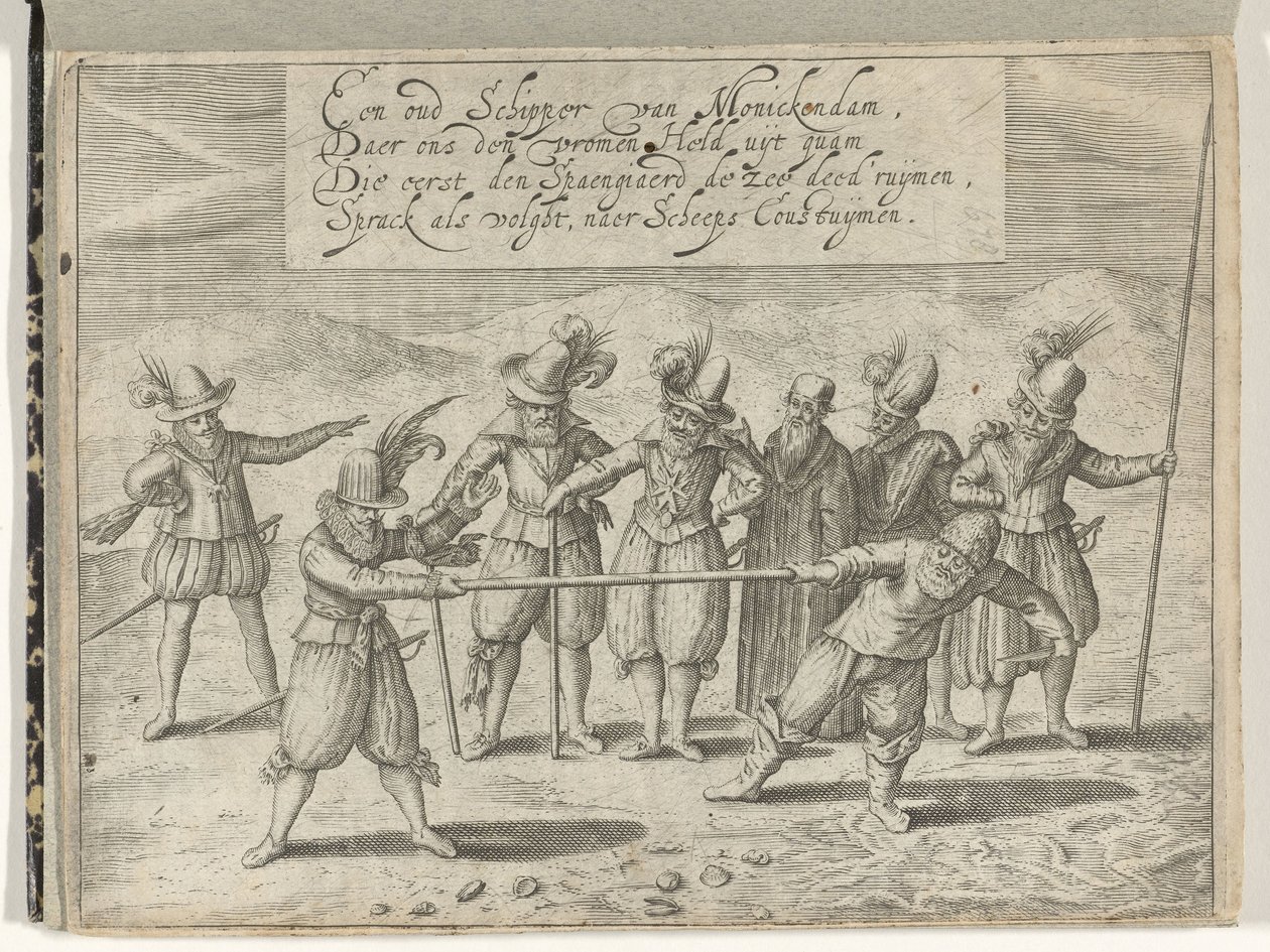 Kampen om den gylne stokk, 1608 av Anonymous