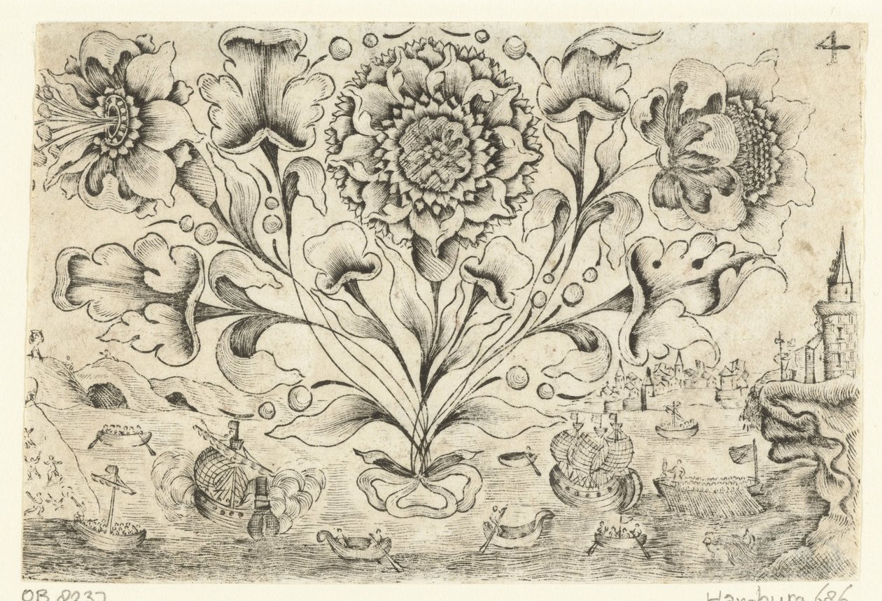 Tre blomster og fire blader New Flowers and Leaves Booklet (serietittel) av Anonymous