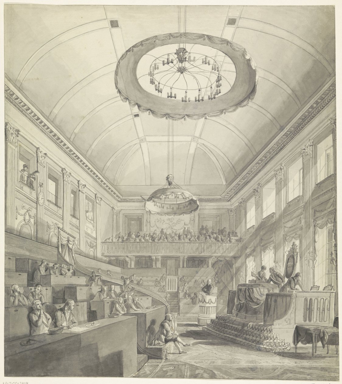 Første nasjonalforsamling i Haag, 1796 av Anonymous