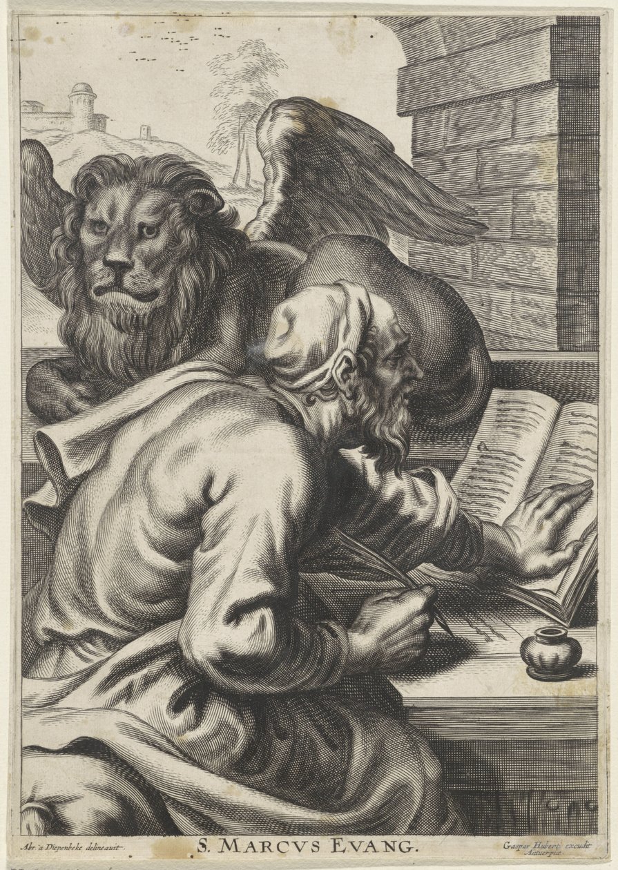 Evangelist Marcus S. Marcus Evang (tittel på objekt) av Anonymous