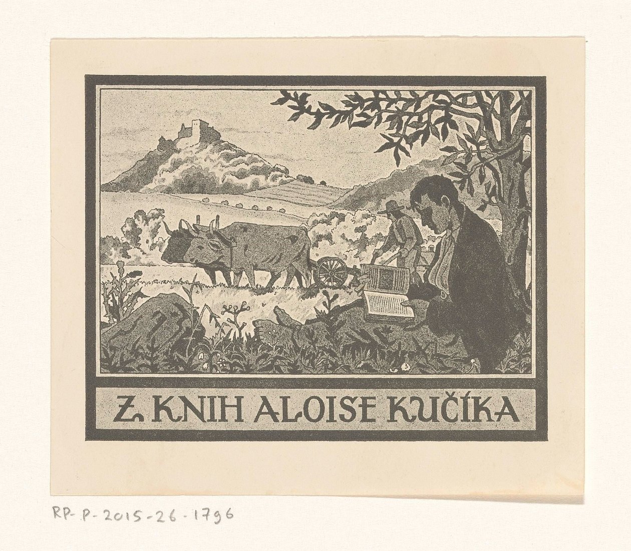 Ex libris av Aloise Kučík av Anonymous