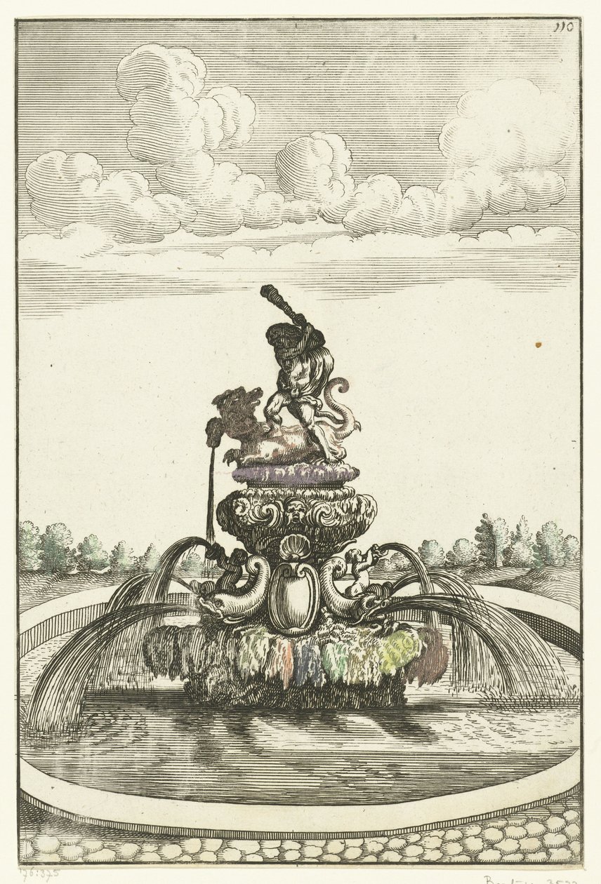 Fontein møtte Hercules i Ladon Arkitektur Curiosa Nova (serietittel) av Anonymous