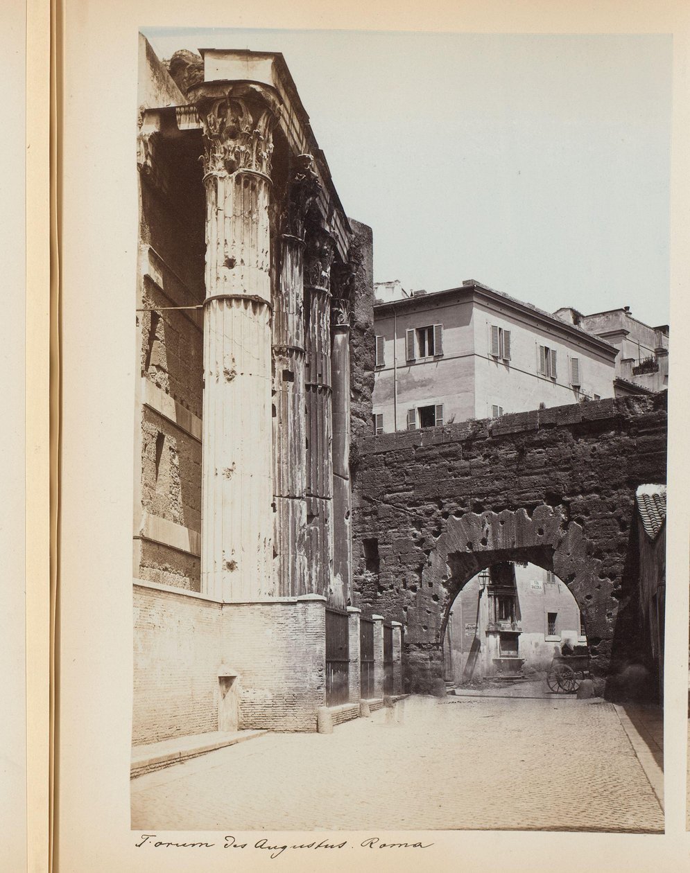 Augustus Forum i Roma, Italia Forum til Augustus. Roma (tittel på objekt) av Anonymous