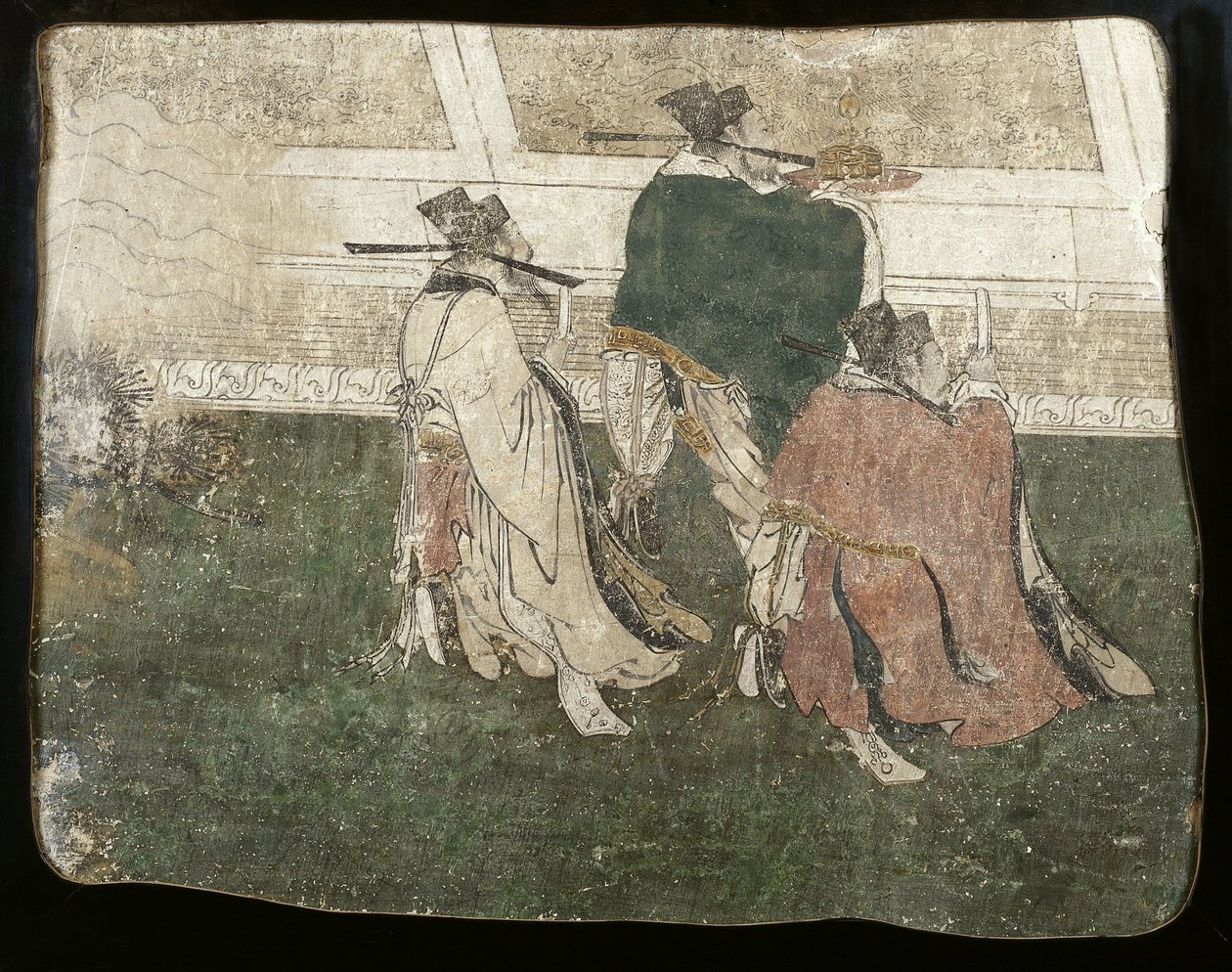 Fragment av et veggmaleri Fragment av et veggmaleri av Anonymous