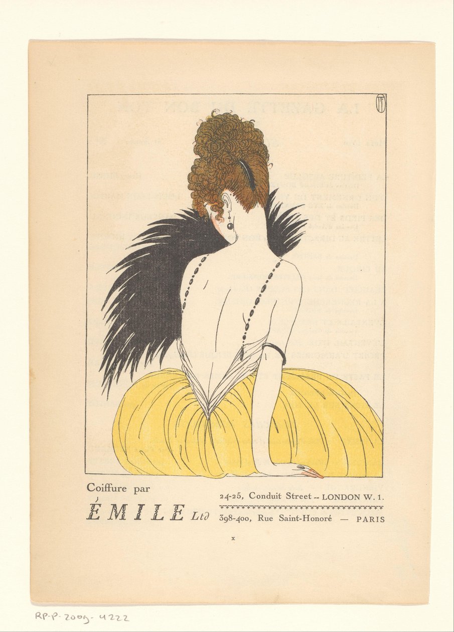 Gazette du Bon Ton, 1920 - nr. 2, X: Coiffure av Émile av Anonymous